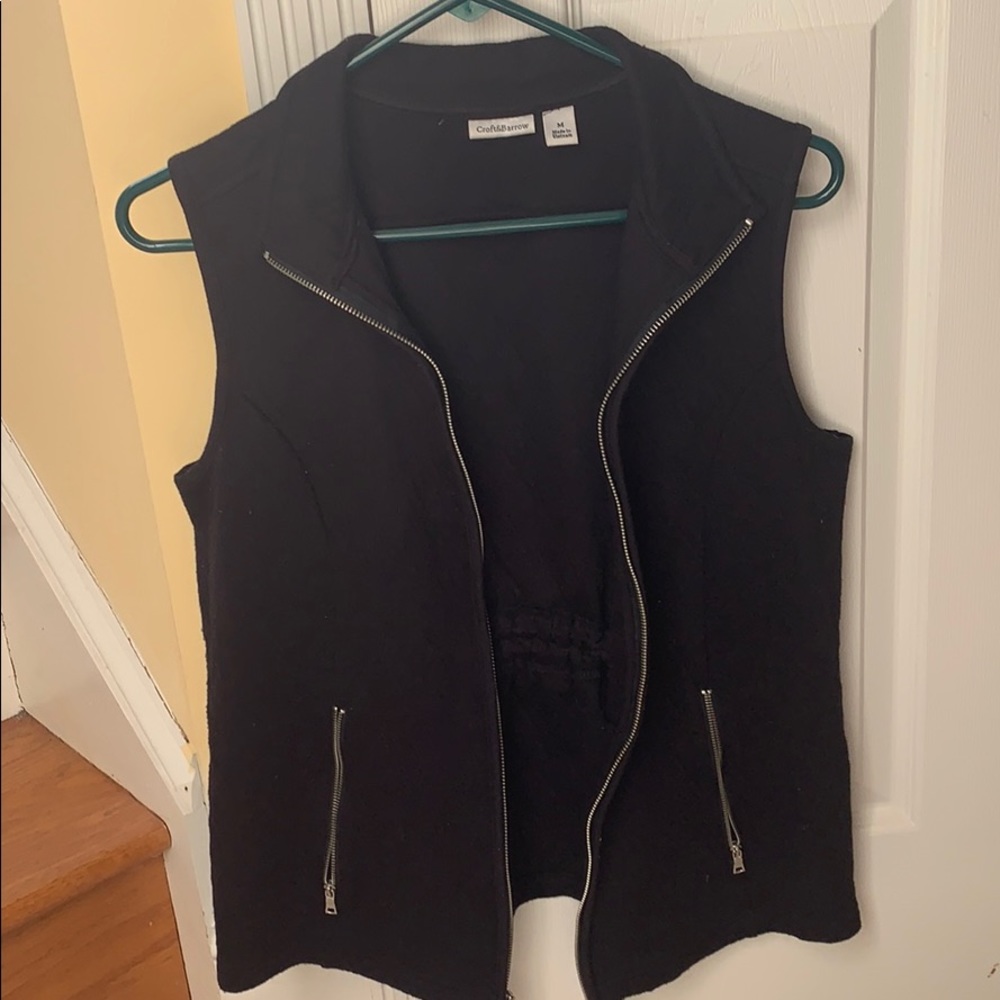 Croft & Barrow black vest